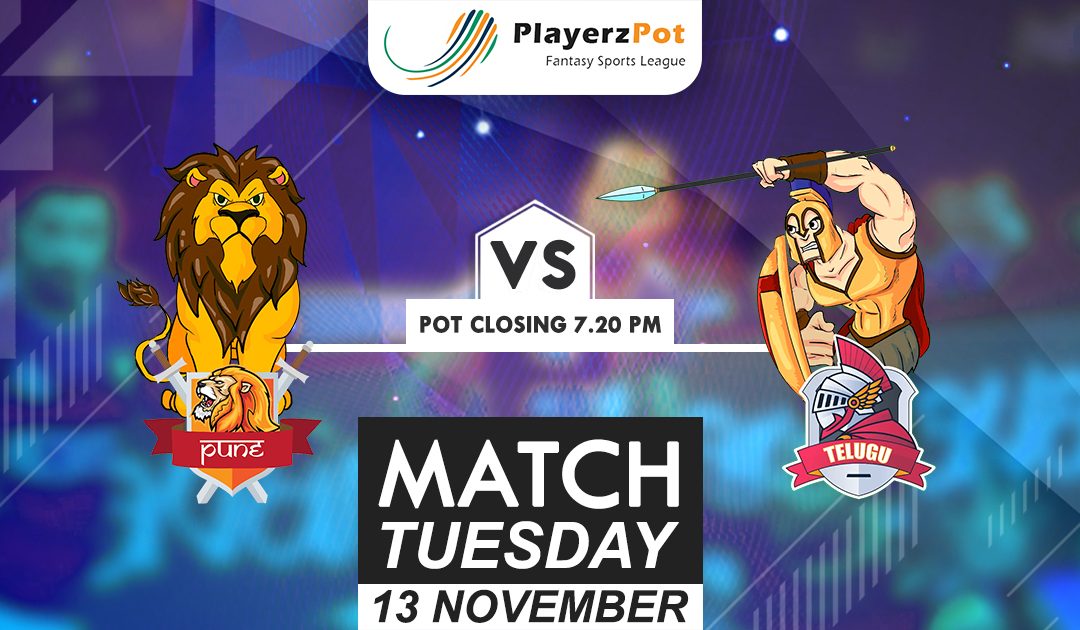 PlayerzPot Kabaddi Predictions: Pune vs Telugu | Match 60