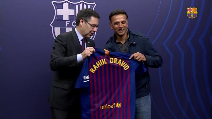 Messi an absolute genius: Rahul Dravid in all praise after Camp Nou.