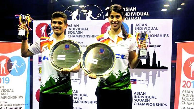 Saurav and Joshna became Asian Squash Champions!